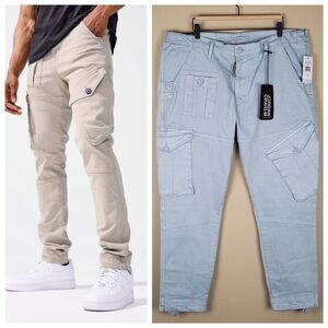 Jordan Craig Size 40x32 Aaron Trailblazer Cargo Pants Utility Ice Blue NWT